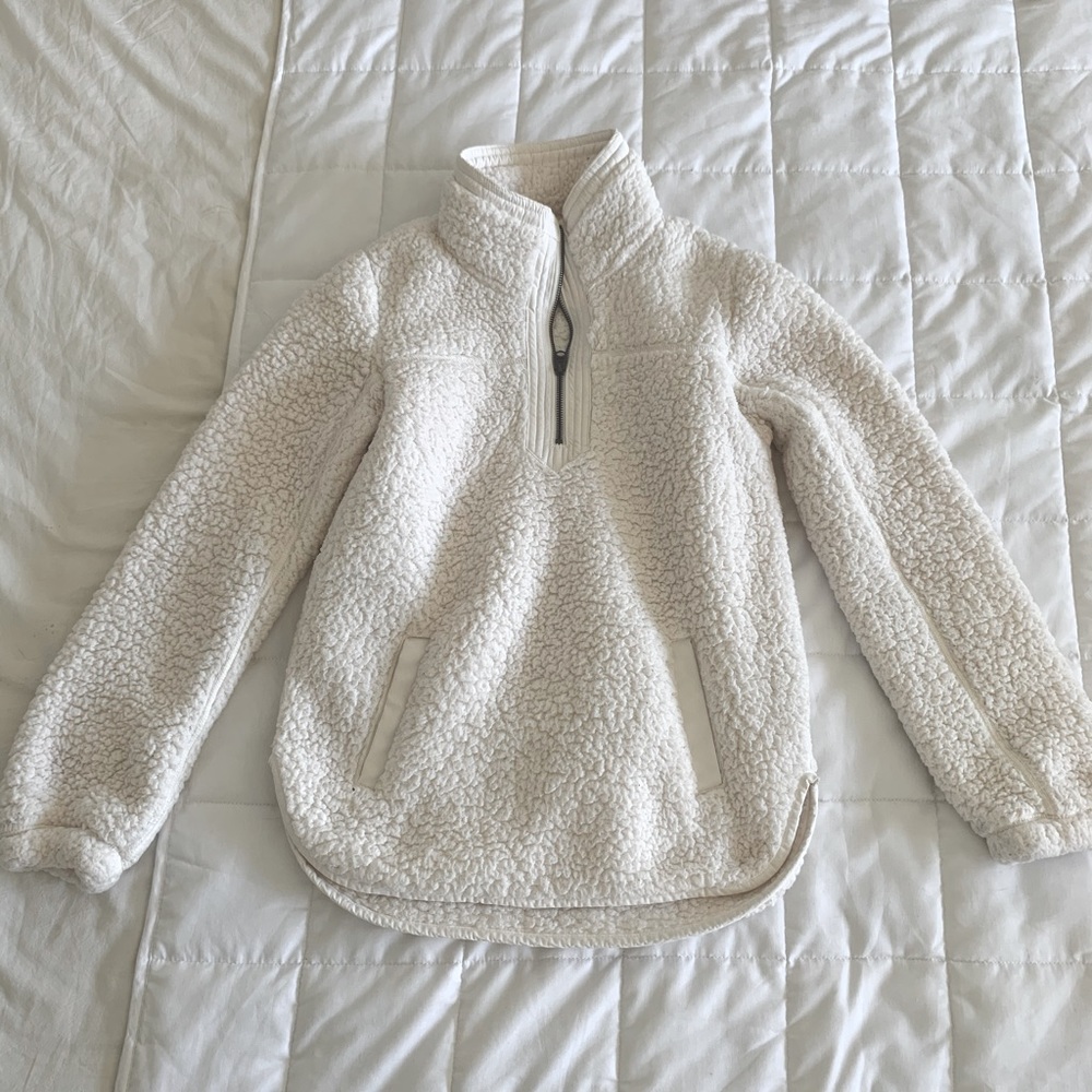 Abercrombie and Fitch Sherpa Pullover Sweater